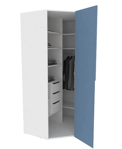 Шкаф угловой, фасады в эмали LE209.60 L/R