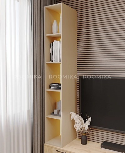 Стеллаж R314.45 на тумбу R506, R524 с подсветкой