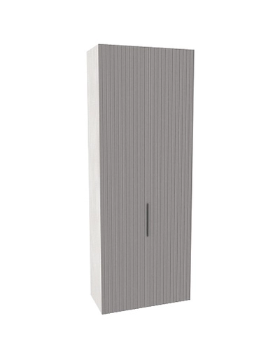 Шкаф двухдверный узкий с фрезерованными фасадами LE210.44-4