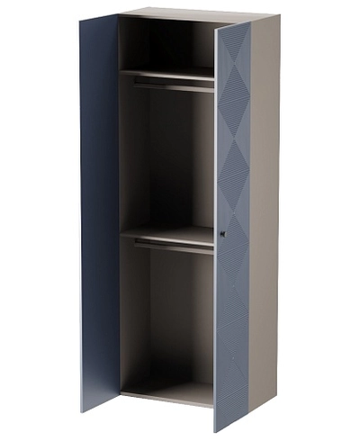 Шкаф 2 дверный, фрезерованные фасады в эмали LE210.44-1