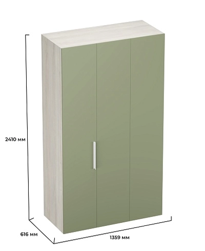 Шкаф со складными дверьми и фальш панелью LG206 L/R