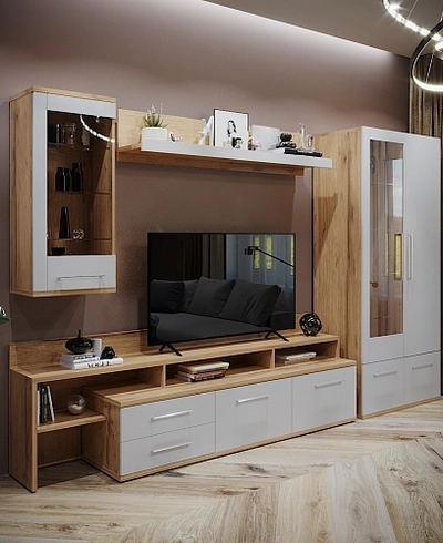 Шкаф витрина однодверный напольный CG-222