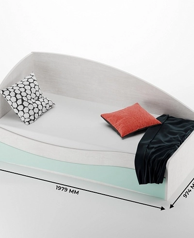 Кровать односпальная P901 с подъемным механизмом, 90x190