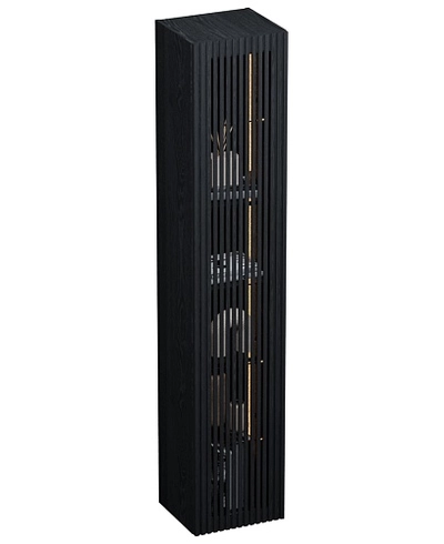 Шкаф навесной с подсветкой, фасады натуральный шпон LF275.350