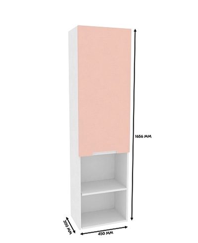 Стеллаж настольный, фасады в эмали LE335