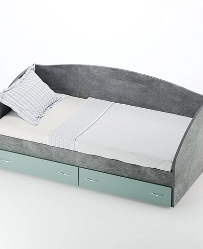 Кровать односпальная с ящиками P902N, 90x190