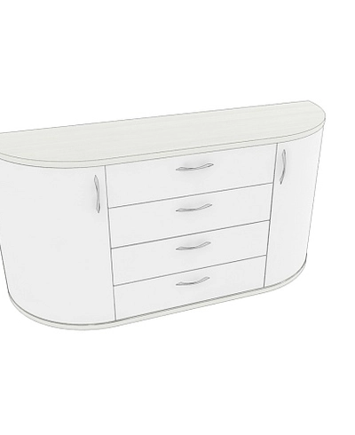 Комод радиусный на 1600 мм P746