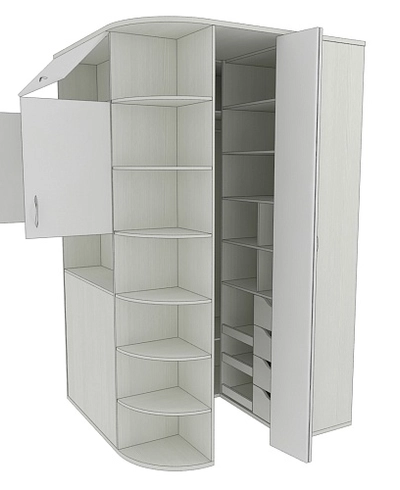 Шкаф — гардеробная P205 L/R