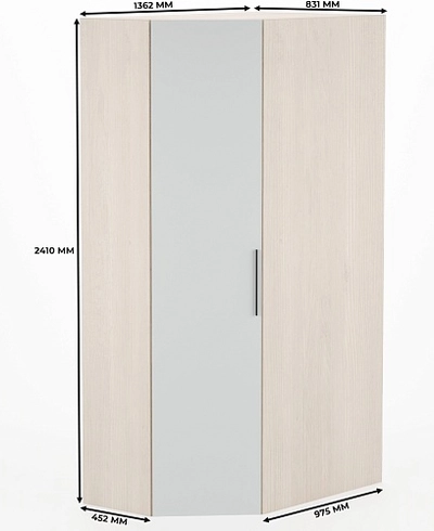 Шкаф угловой L209.44 L/R