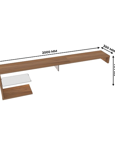 Приставка L113 к тумбе L505 с подсветкой L/R