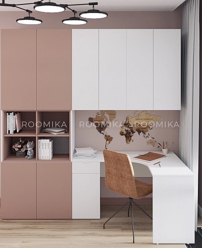 Шкаф книжный с нишей L216