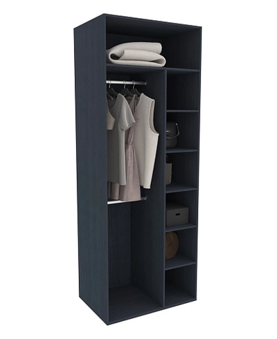 Шкаф 2 дверный, фрезерованные фасады в эмали LE210.60-4