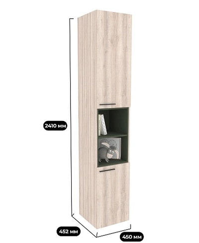 Шкаф  однодверный с нишей L226