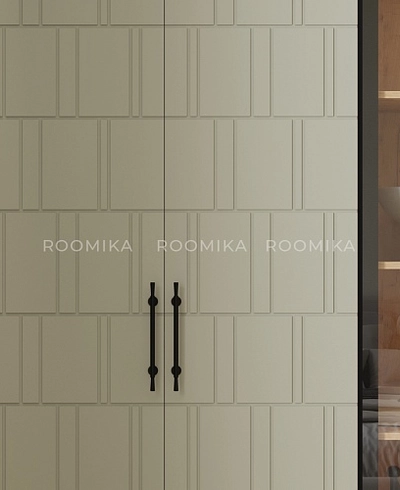 Шкафная группа Лацио фрезерованные фасады в эмали 32