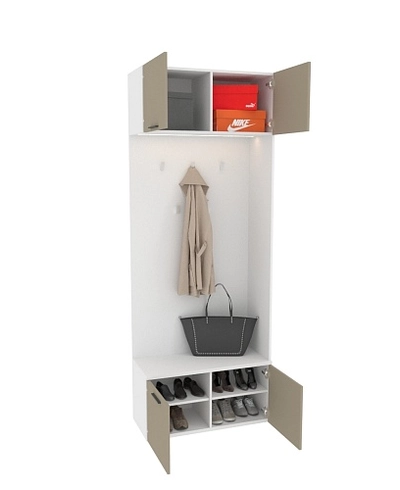 Ниша с крючками с подсветкой L420 L/R