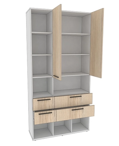 Шкаф напольный книжный L-201 L/R