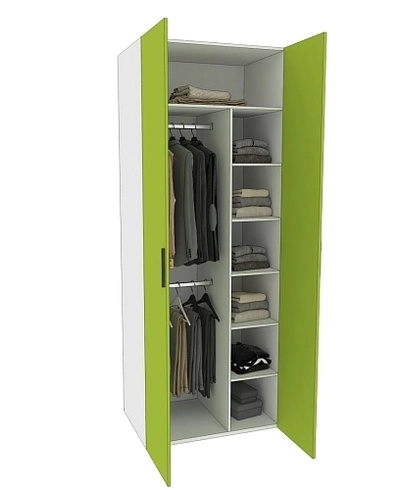 Шкаф двухдверный глубокий L210.60-4