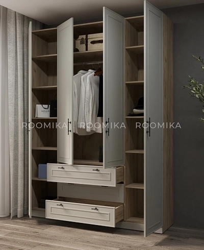 Шкаф четырехдверный для одежды A205-1