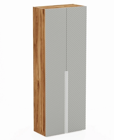 Шкаф 2 дверный, фрезерованные фасады в эмали LE210.44-1