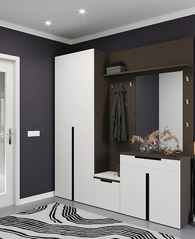 Панель зеркало с полкой и крючками L190 L/R