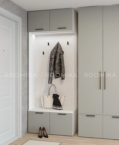 Ниша с крючками с подсветкой L420 L/R