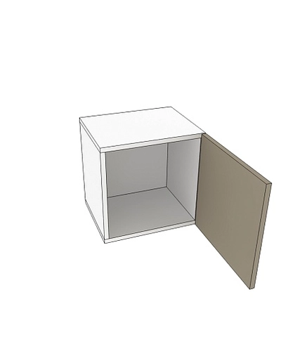 Навесная полка с фасадом 1 ниша E311