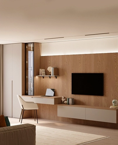 Стеновая панель ЛДСП с подсветкой R038 нестандарт