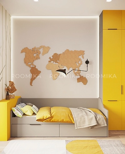 Кровать односпальная L902.200, 90x200