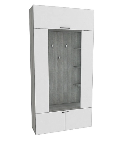 Секция под крючки с полками с подсветкой LG418 L/R