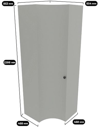 Шкаф угловой P218.1