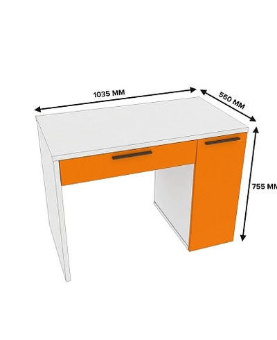 Cтол письменный с тумбой L717 L/R