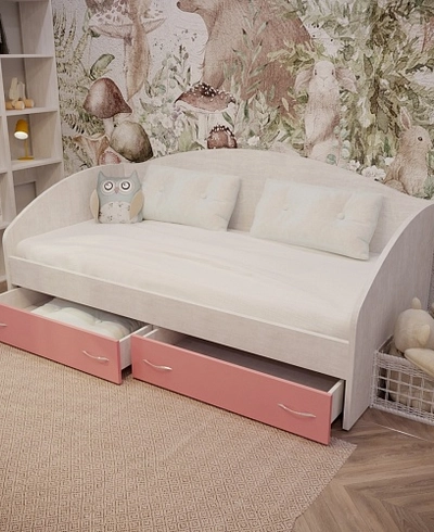 Кровать односпальная с ящиками P902N, 90x190