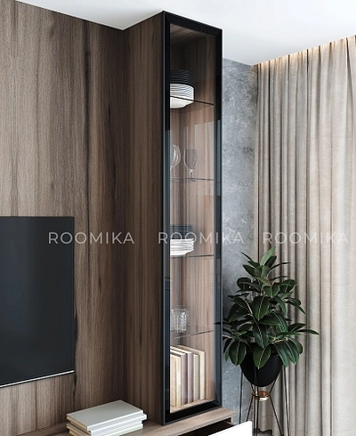 Шкаф на тумбу R506 и R524, со стеклянной дверью с подсветкой R315.35ST