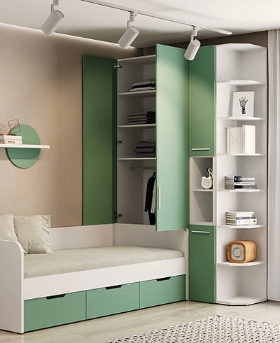 Шкаф двухдверный с фальш-панелью L212.4-90