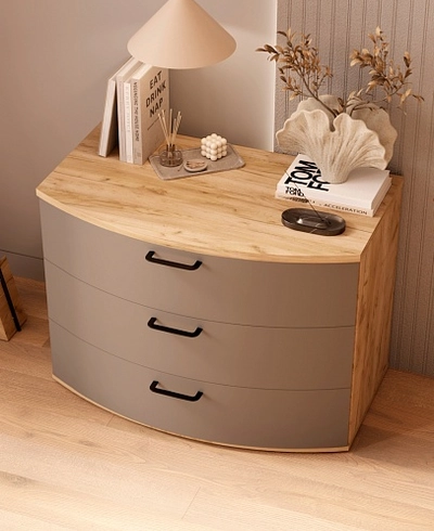 Комод радиусный 3 ящика P703