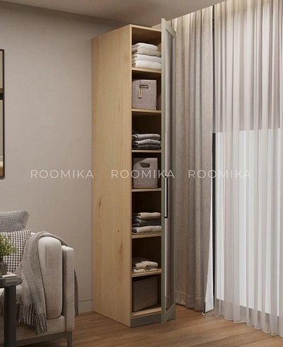 Шкаф одноверный для одежды  с зеркалом A220.60-4Z