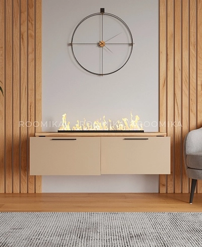 Тумба ТВ напольная с электрокамином L-548.351