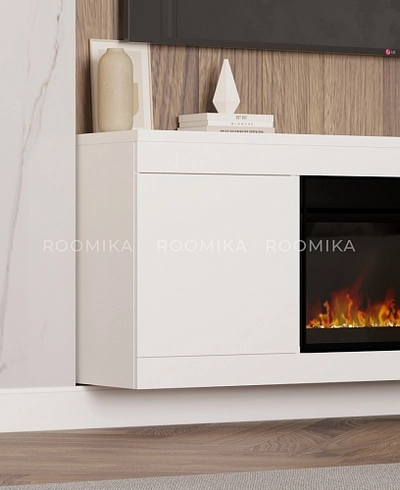 Тумба ТВ навесная с электрокамином L545.351