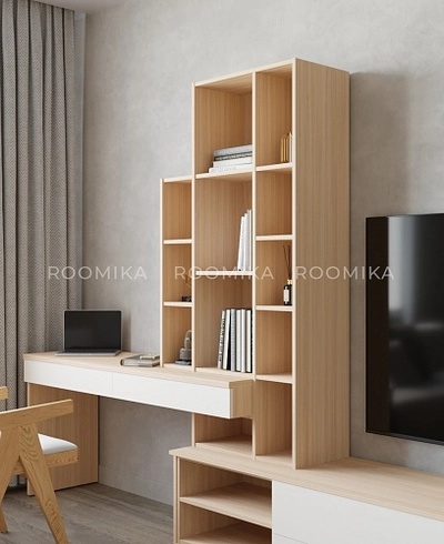 Стол-стеллаж R180 L/R