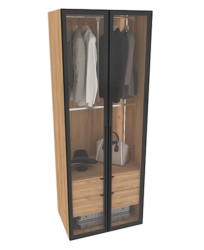 Шкаф для спальни с двумя ящиками с подсветкой R210.60-6