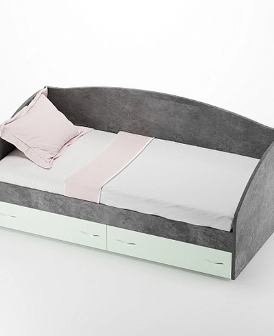 Кровать односпальная с ящиками P902N, 90x190