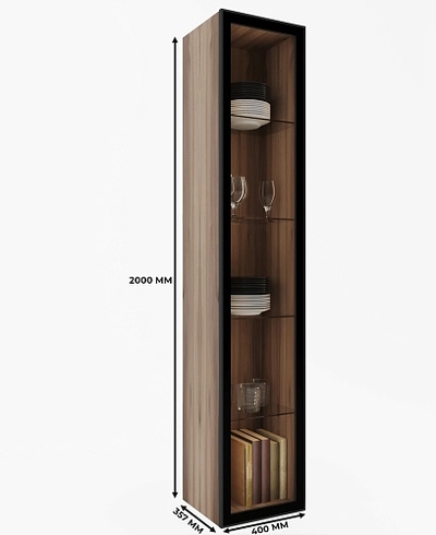Шкаф на тумбу R506 и R524, со стеклянной дверью с подсветкой R315.35ST