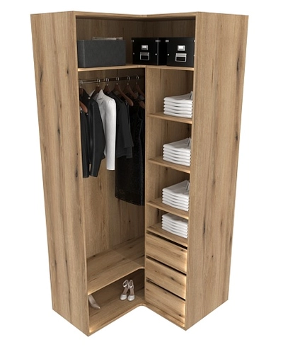 Шкаф угловой с подсветкой M211.50-1 L/R