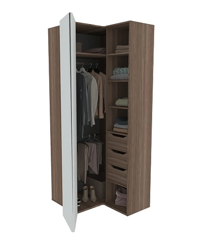 Шкаф угловой L208 L/R