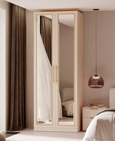 Шкаф двухдверный с зеркалом А210.60-3Z