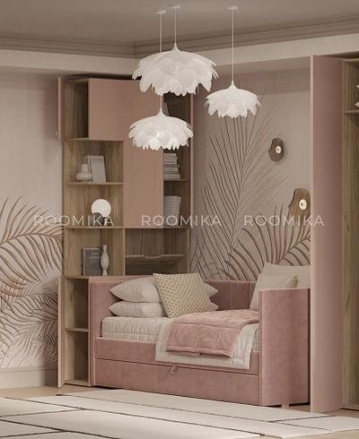 Лацио детская фрезерованные фасады в эмали 89