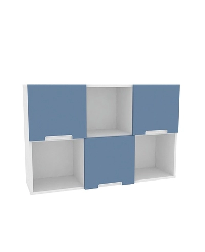 Антресоль над столом, фасады в эмали LE309.3