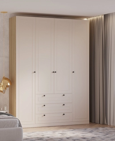 Шкаф четырехдверный для одежды A205-1