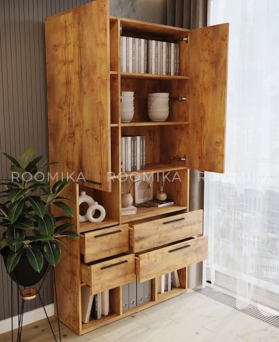 Шкаф напольный книжный L-201 L/R