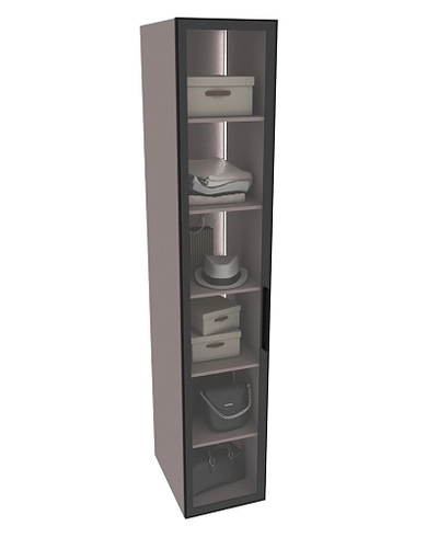 Шкаф для спальни с полками с подсветкой R220.60-4.1